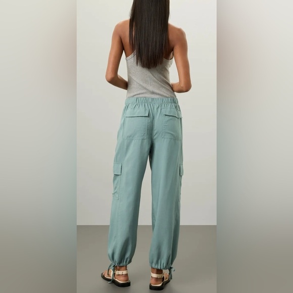 Splendid Sage Green Relaxed Trousers - Picture 2 of 10